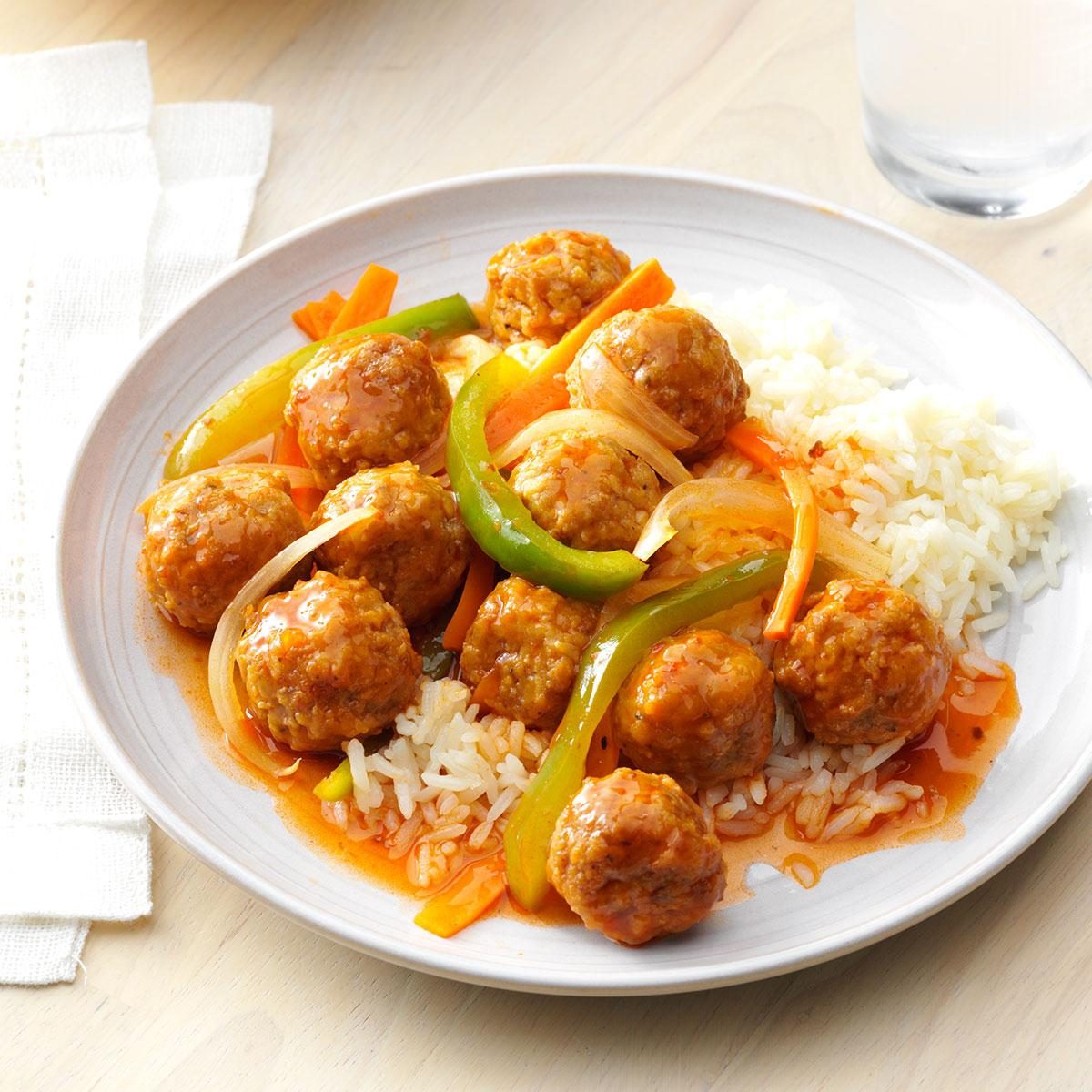 Dressed-Up Meatballs