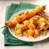 Korean Salmon Skewers with Rice Slaw